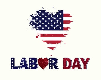Labor Day Card, Happy Labor Day Card, Labor Day Gift, Printable Labor ...