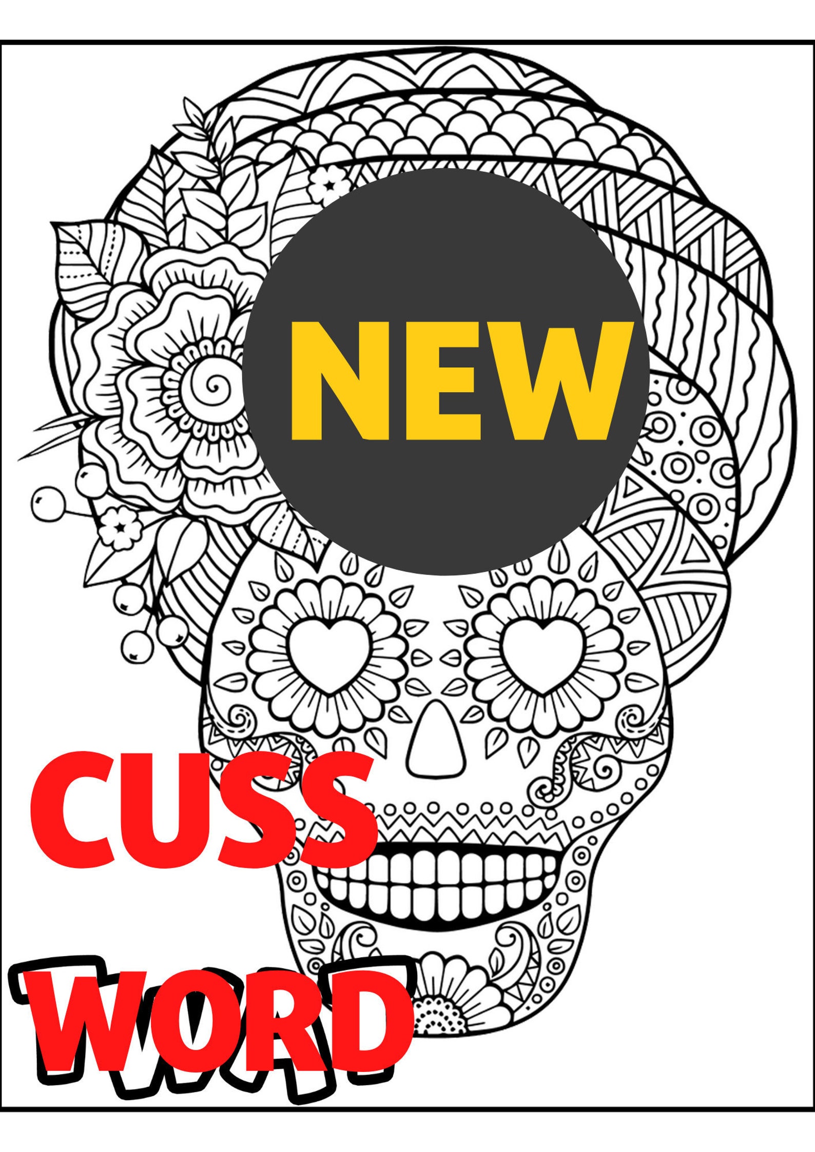 Cuss Word Coloring Book, Best Cussing Coloring Books swear Word