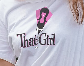 That Girl T-shirt, Marlo Thomas TV Show, Retro 60s Sitcom