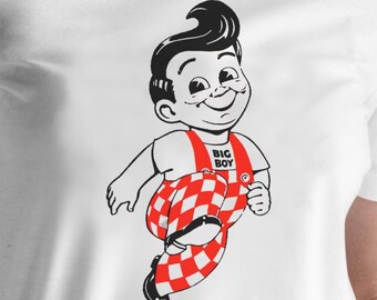 Big Boy Burger 88 retro style t-shirt - America's favorite burger joint for 80 years - vintage logo - family tradition