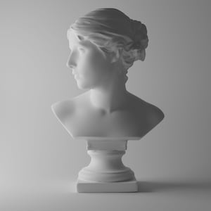 Modelo imprimible en 3D del busto de Róża Loewenfeld
