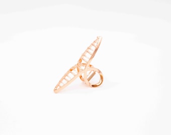 Darcie Metal Hair Claw Clip | Jaw Hair Clip | Nonslip Large Hair Claw | Thick Hair Claw | Womens Gifts | Minimalist Hair Claw | Rose Gold