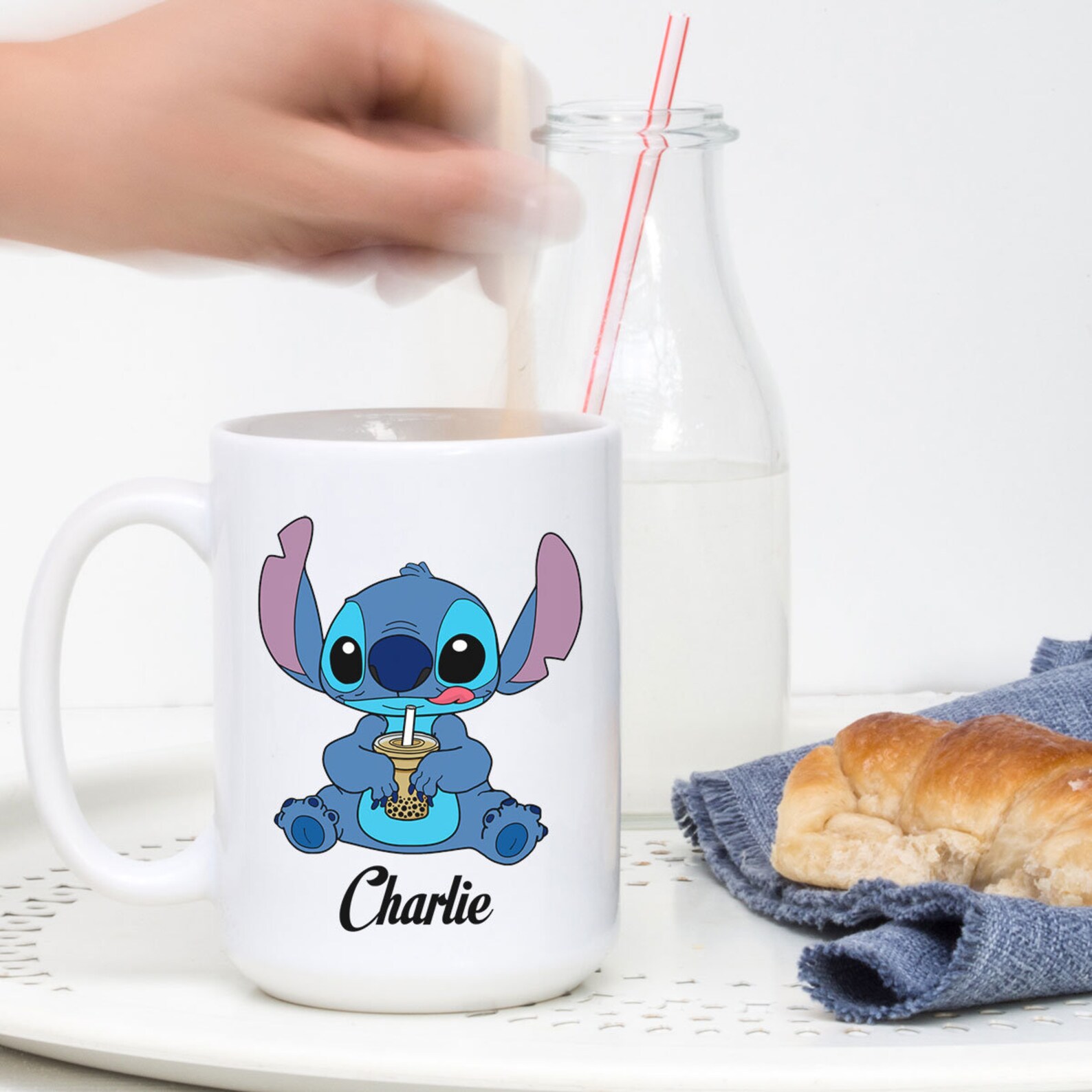 Personalized Stitch Mug Stitch Mugs Stitch Custom Ceramic Etsy