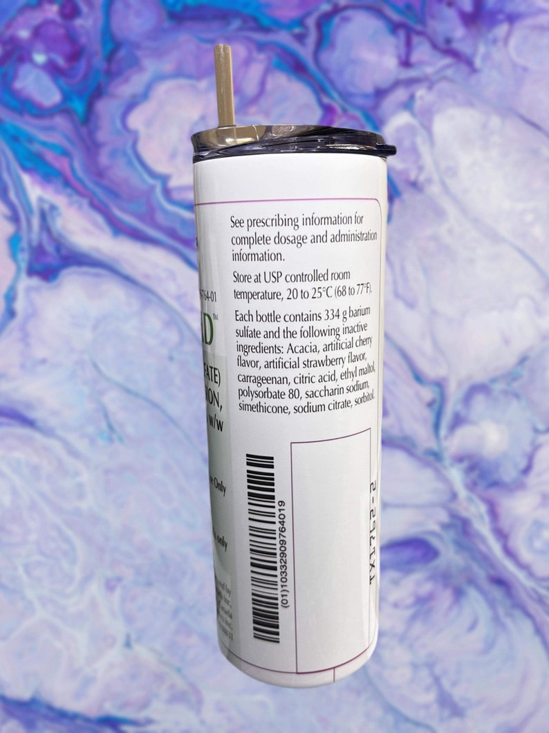 EZ Hd/paque Thick or Thin Barium Sulfate Upper GI Tumbler Etsy