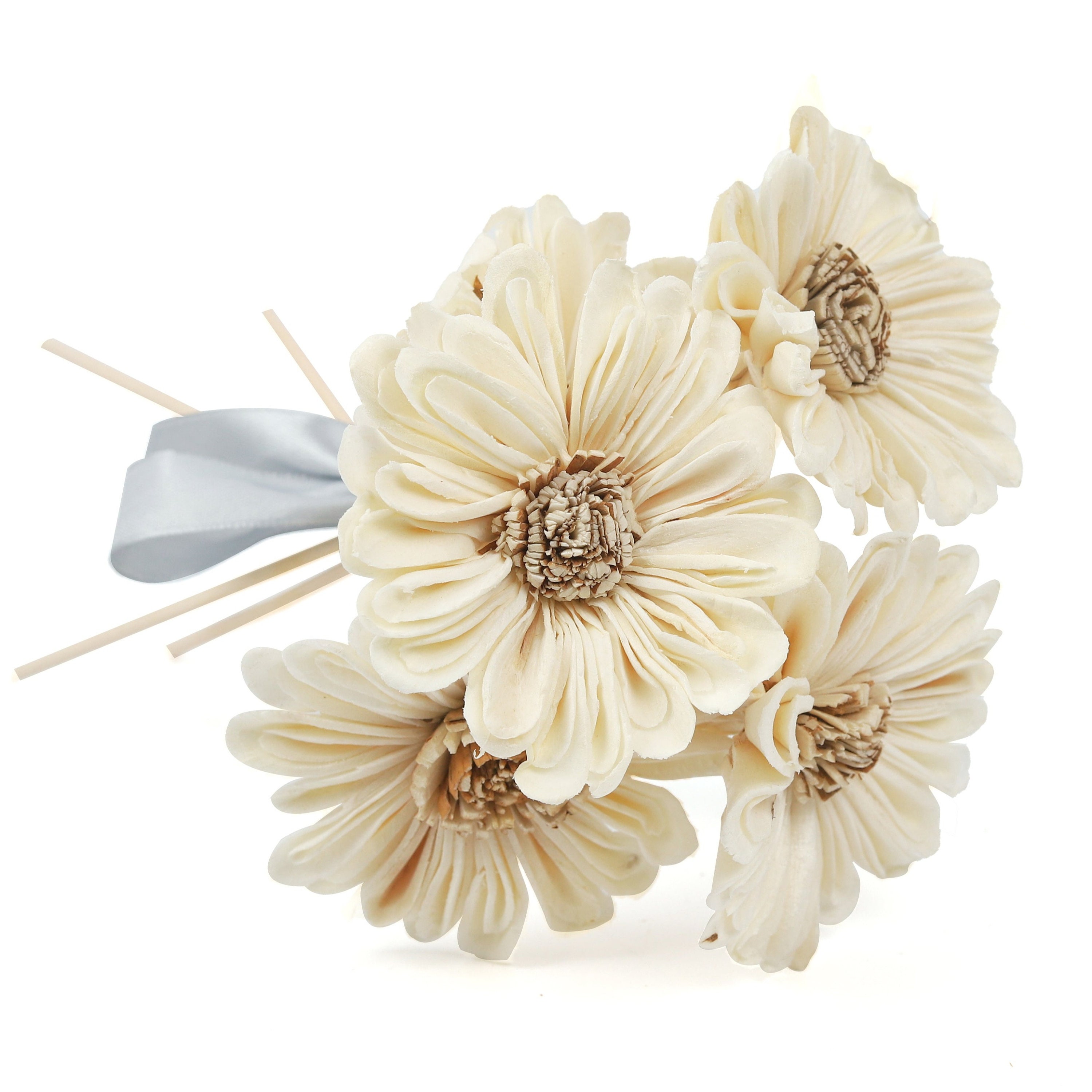 Sola Wood Sunflowers on Reed Stems Set of 5 Dried Flower - Etsy Denmark