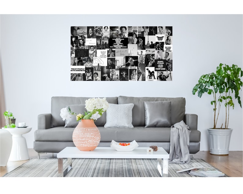 Harry Styles *BLACK /& WHITE* Collage Kit 70 PHOTOS
