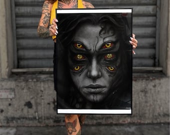 Kokushibo- hand drawn portrait