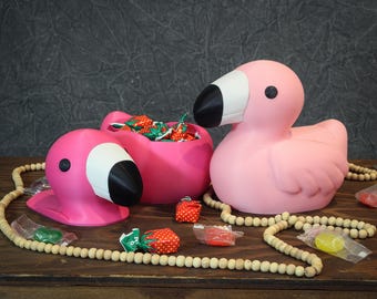 Cute Rubber Duck Flamingo Desk Candy Dish, 3D Printed Candy Bowl, Office Organizer, Fun Gift for Coworker, Dopamine Decor