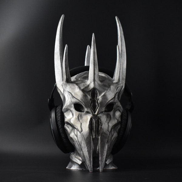 Sauron Headphone Stand - 3D Printed | Customizable Colors | Hand-Painted Option | Gaming & Audio Accessory | Desk Organizer