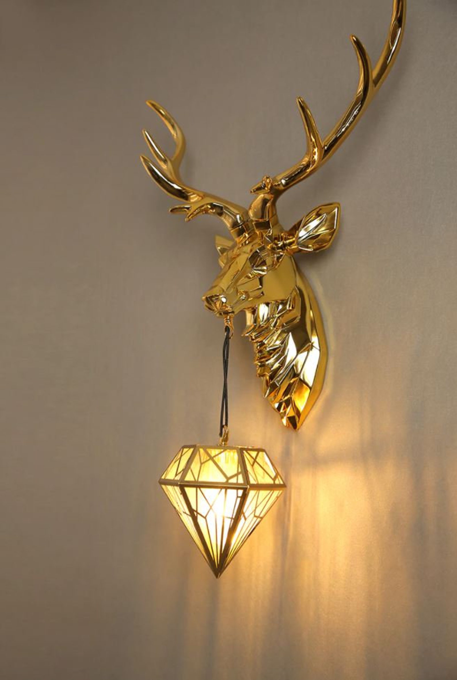 Deer Wall Lamp Deer Night Light Wall Modern Light Wall Etsy