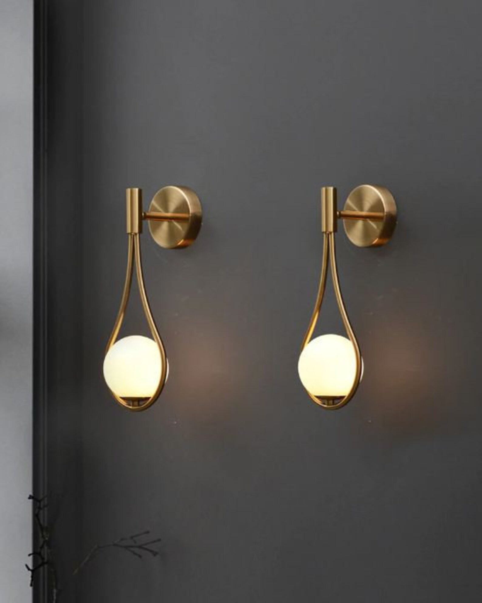 Wall Sconce Light Nordic Iron Sconce Lighting Wall Light Etsy
