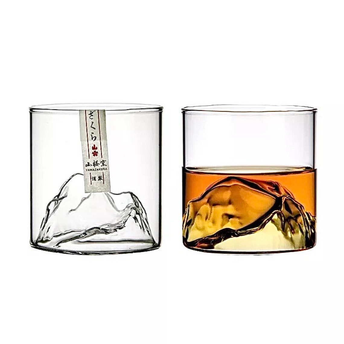 mountain whiskey glasses