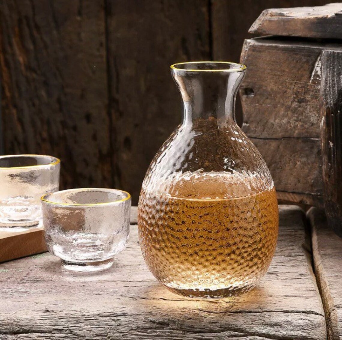 Japanese Wine Decanter Set Carafe Set Sake Decanter Etsy