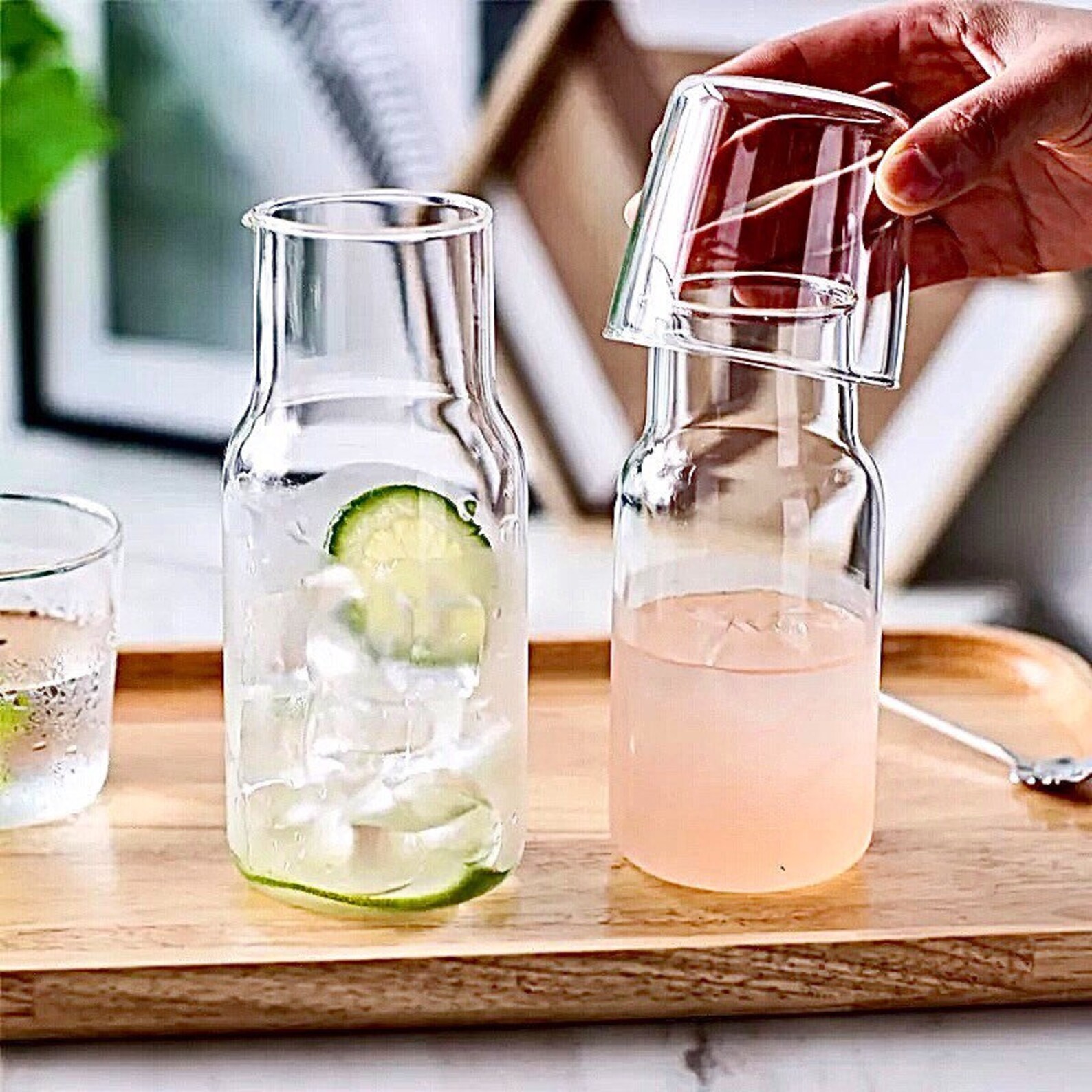 Bedside Carafe Carafe Set Bedside Water Carafe Tumbler Etsy