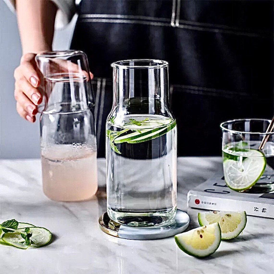 Bedside Carafe Carafe Set Bedside Water Carafe Tumbler Etsy