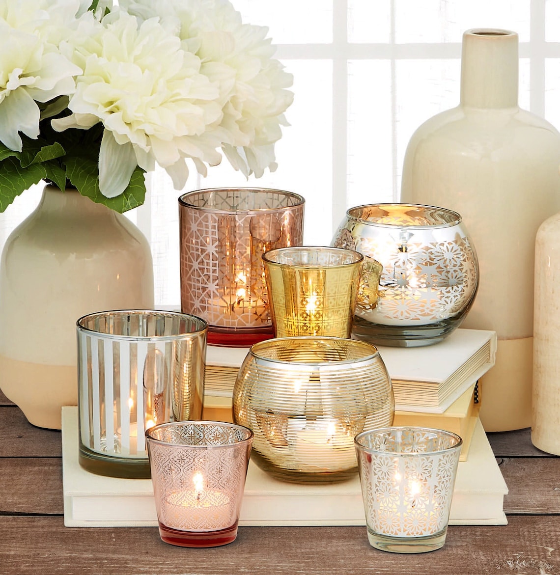 Gold Candle Holders Glass Candle Holders Votive Candle Etsy Canada