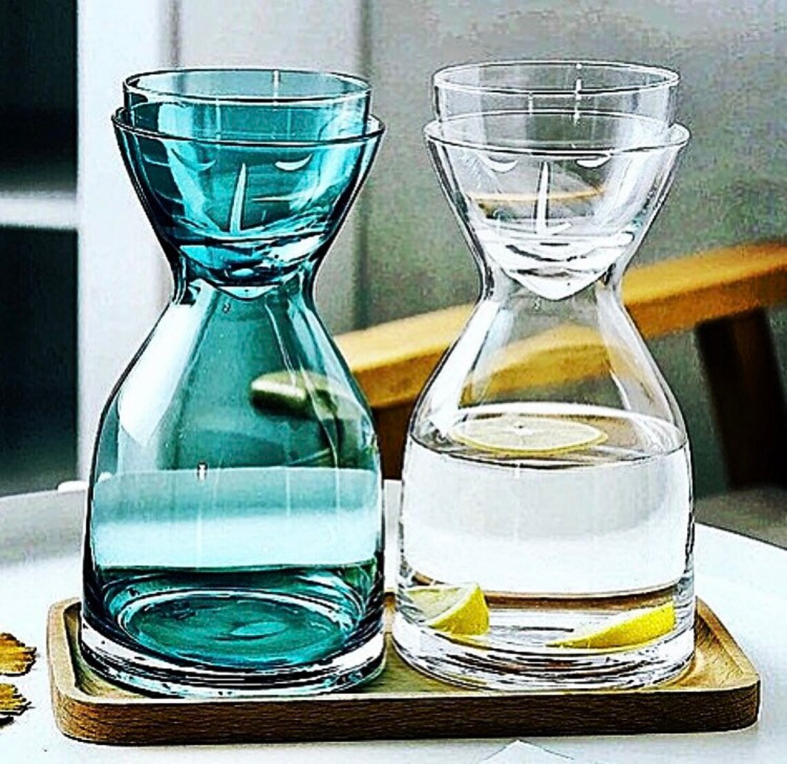 Minimalist Bedside Carafe Bedside Water Carafe Tumbler Etsy