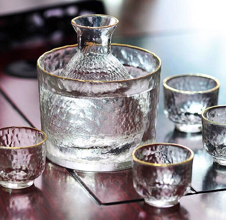 Japanese Wine Decanter Set Carafe Set Sake Decanter Etsy