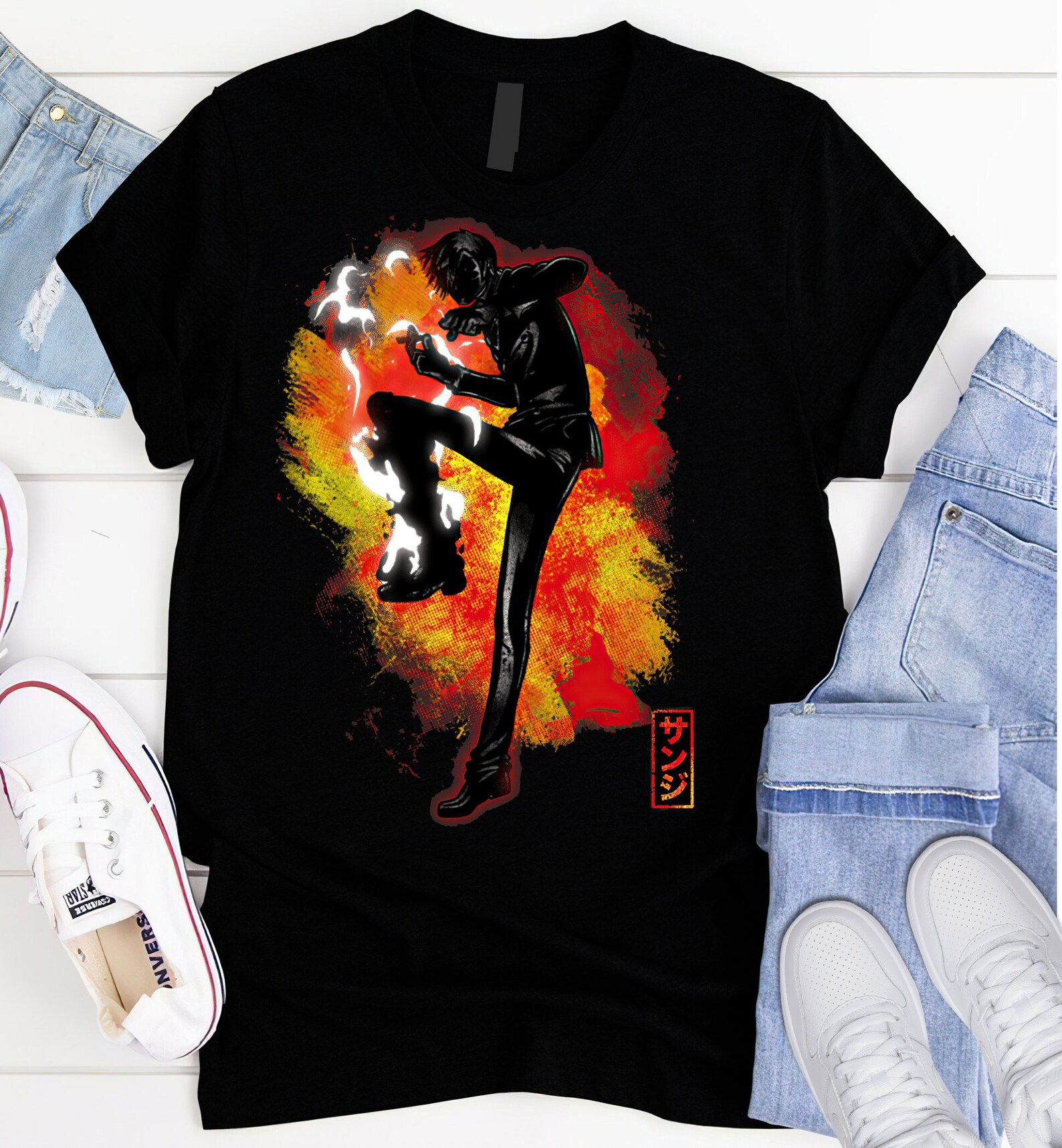 Sanji T-Shirts Sanji Shirt One Piece Shirt One Piece Anime | Etsy