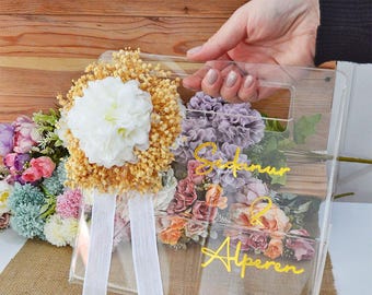 Personalized Acrylic Favor Box: Wedding, Nikkah, Henna Gift