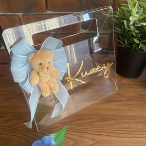Acrylic Chocolate Favor Box – Personalized Wedding, Nikkah, Proposal, Henna, Sweet 16, Birthday Gift Box for Guests