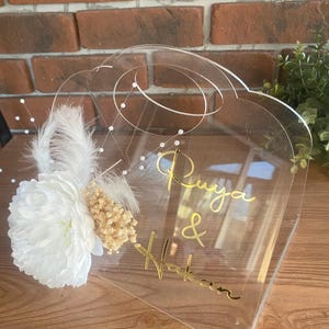 Personalized Acrylic Favor Box: Wedding, Nikkah, Sweet 16 Gift