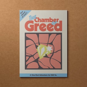 DnD Kids and Beginner Adventure One Shot - The Chamber of Greed - Compatible with 2024 5th Edition of Dungeons & Dragons - ready to play
