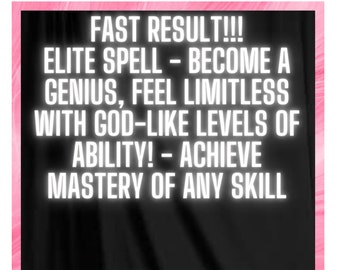 ELITE SPELL - Become a Genius, Feel LIMITLESS with god-like levels of ability | Knowledge Spell | Pass Any Test | Genius Spell