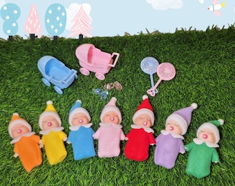 Baby Elf | Elf Infant | Doll Baby | Sleeping Newborn Doll | Mini Elf