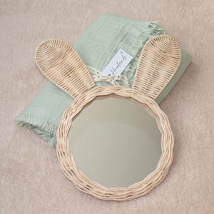 Personalized Muslin Baby Blanket: Embroidered Name, ECOCERT Cotton