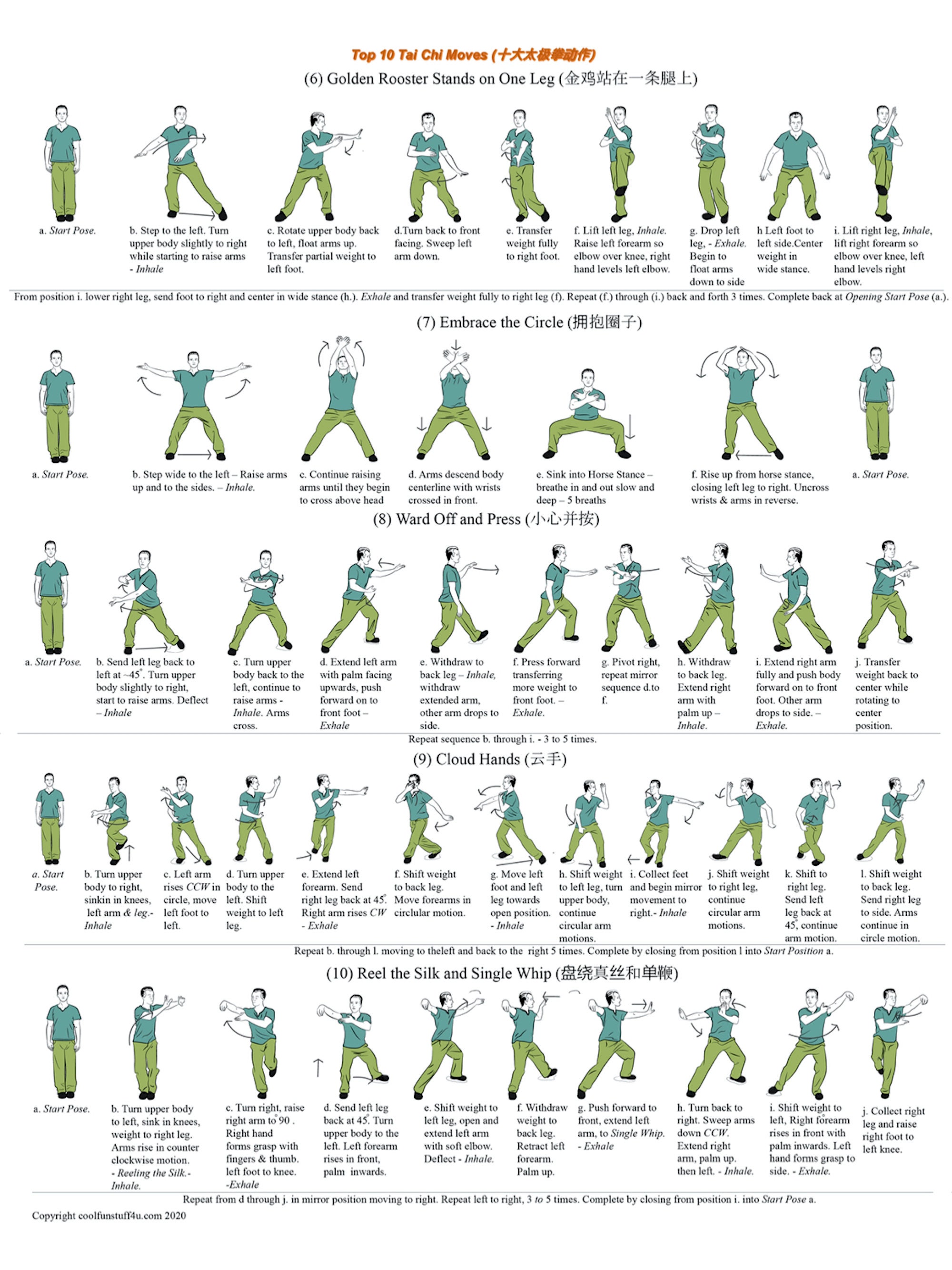 Printable Tai Chi Chart Customize And Print