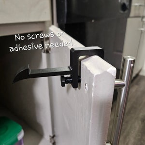Rental Friendly Child/Pet Safety Cabinet Locks - No Adhesive or Hardware Needed