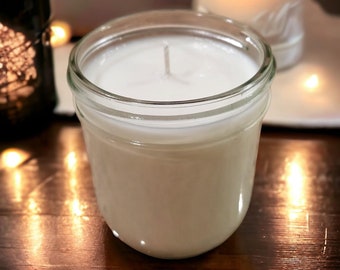 8oz Luxury Mason Jar Two Scented Candle, Gift