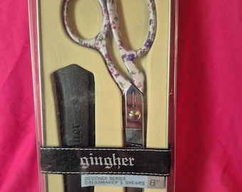8” Ashley Dressmaker Shears Gingher Designer Series (2007)