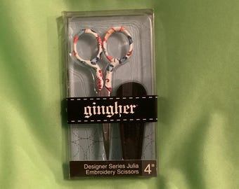 Julia 2013 Gingher Designer Series No. 4 Embroidery Scissors