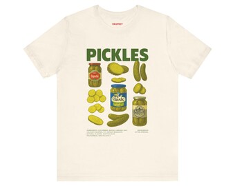 Retro Pickles T-Shirt, Vintage Food Lover Tee, Funny Pickle Meme Shirt, Unisex Aesthetic Tee, 90s Nostalgia Shirt, Pickle Shirt