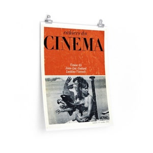 Cahiers Du Cinema, 171. 1965, Jean-Luc Godard Film, Premium Matte vertical posters