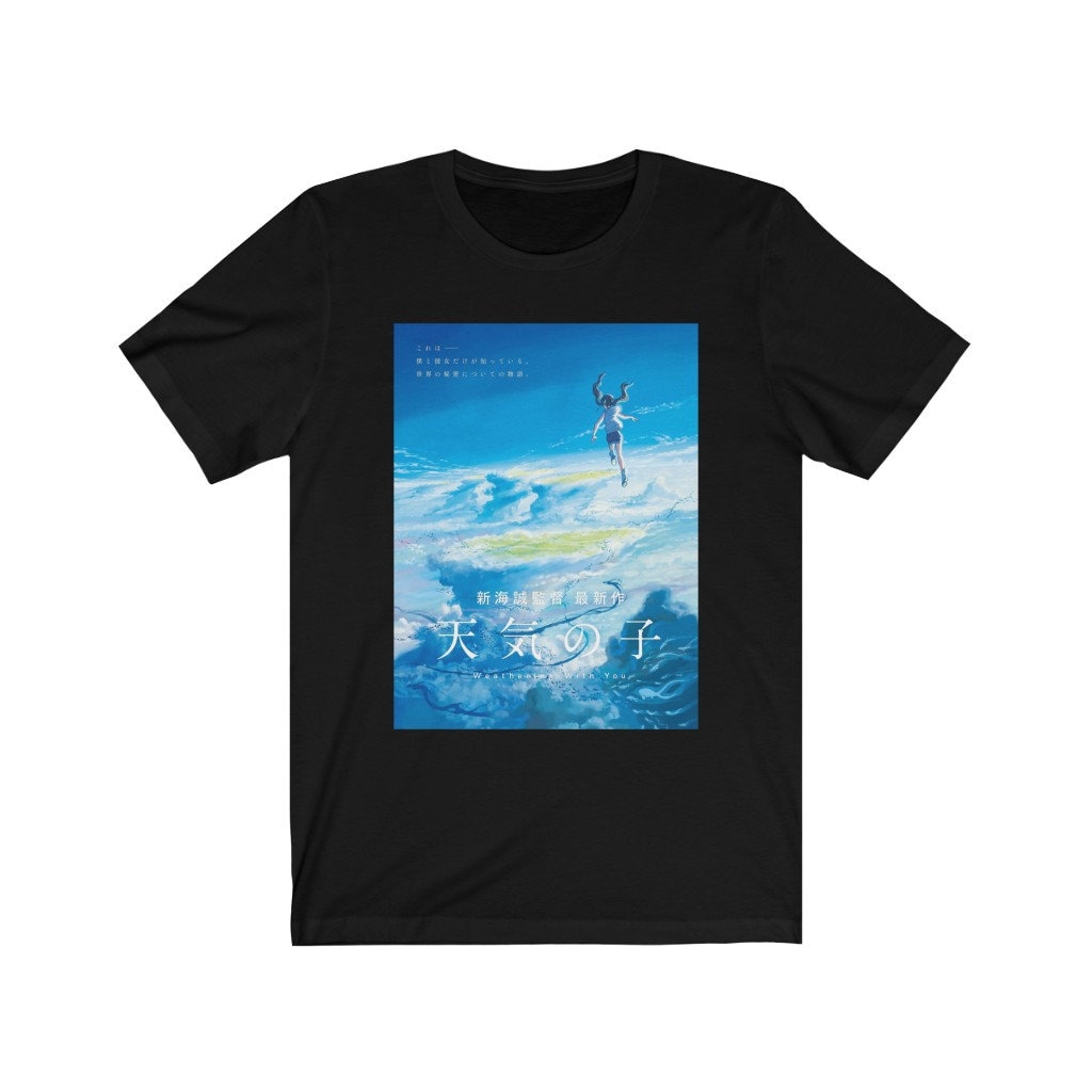 Weathering With You, Tenki No Ko, Anime T-shirt, Makoto Shinkai 