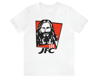 JFC, Jesus Fried Chicken, Hilarious Meme Tee, Funny, Retro Art