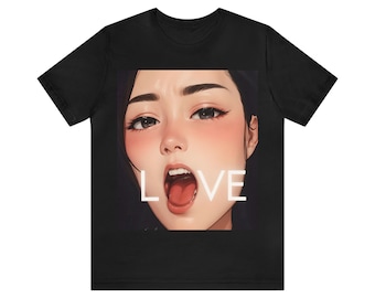 Anime Girl Love T-Shirt: Unisex Jersey Tee
