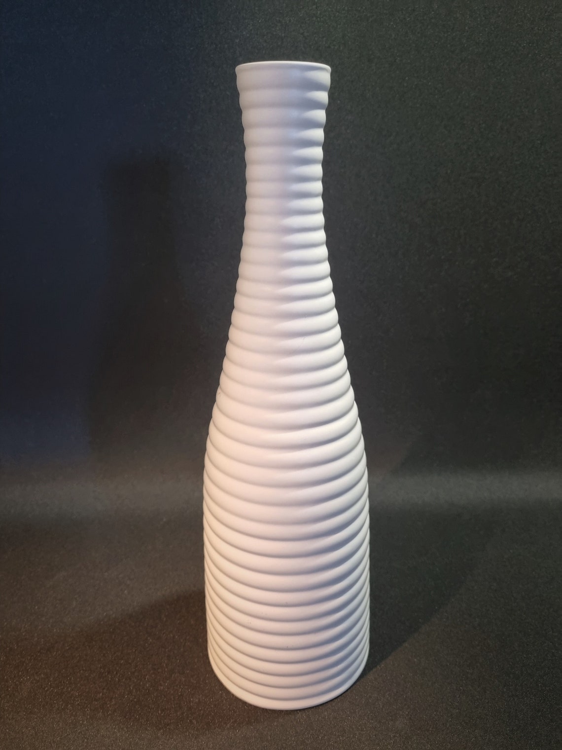 Vintage IKEA Färm Tall Ceramic Vase Sweden Retro Etsy
