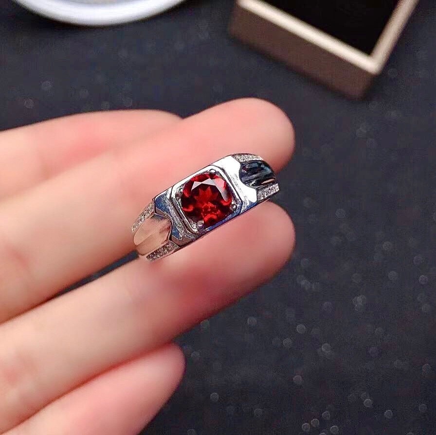 Natural Ring Mens Ring 925 Sterling Silver Gift for Him