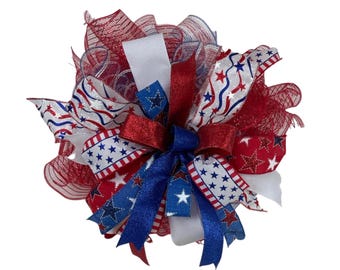 Patriotic Mini-wreath | Americana front door decor | Independence Day wreath
