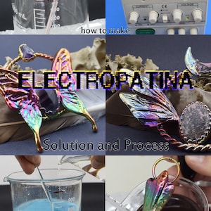 PDF Digital Product of "how to make - ELECTROPATINA - Solution and Process" eBook+Video
