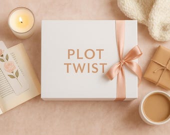 Caja misteriosa con giro inesperado / Regalo para amantes de los libros / Colección LC Expression “Érase una vez una caja”