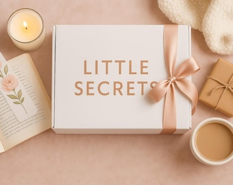 Pequeña Caja Misteriosa Secreta / Regalo para Lectores / Colección LC Expression “Érase una vez una caja”