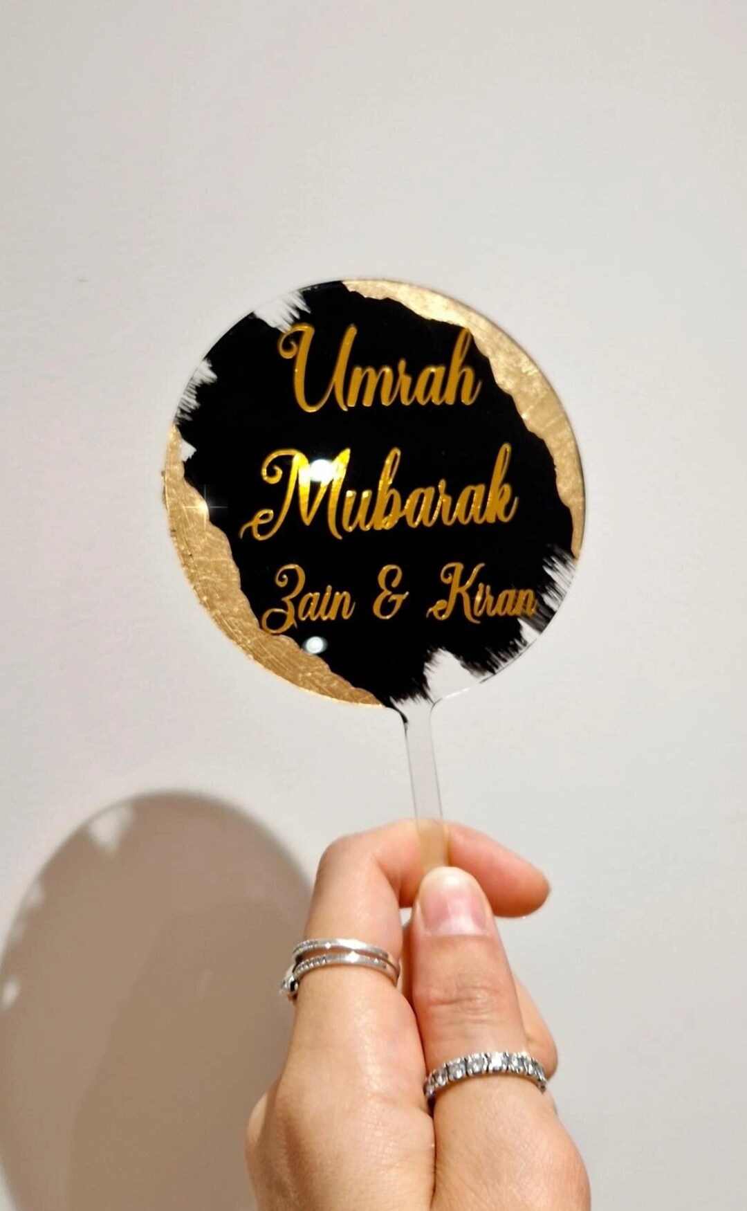 Umrah Mubarak Cake Topper, Islamic Cake Topper, Personalised Umrah