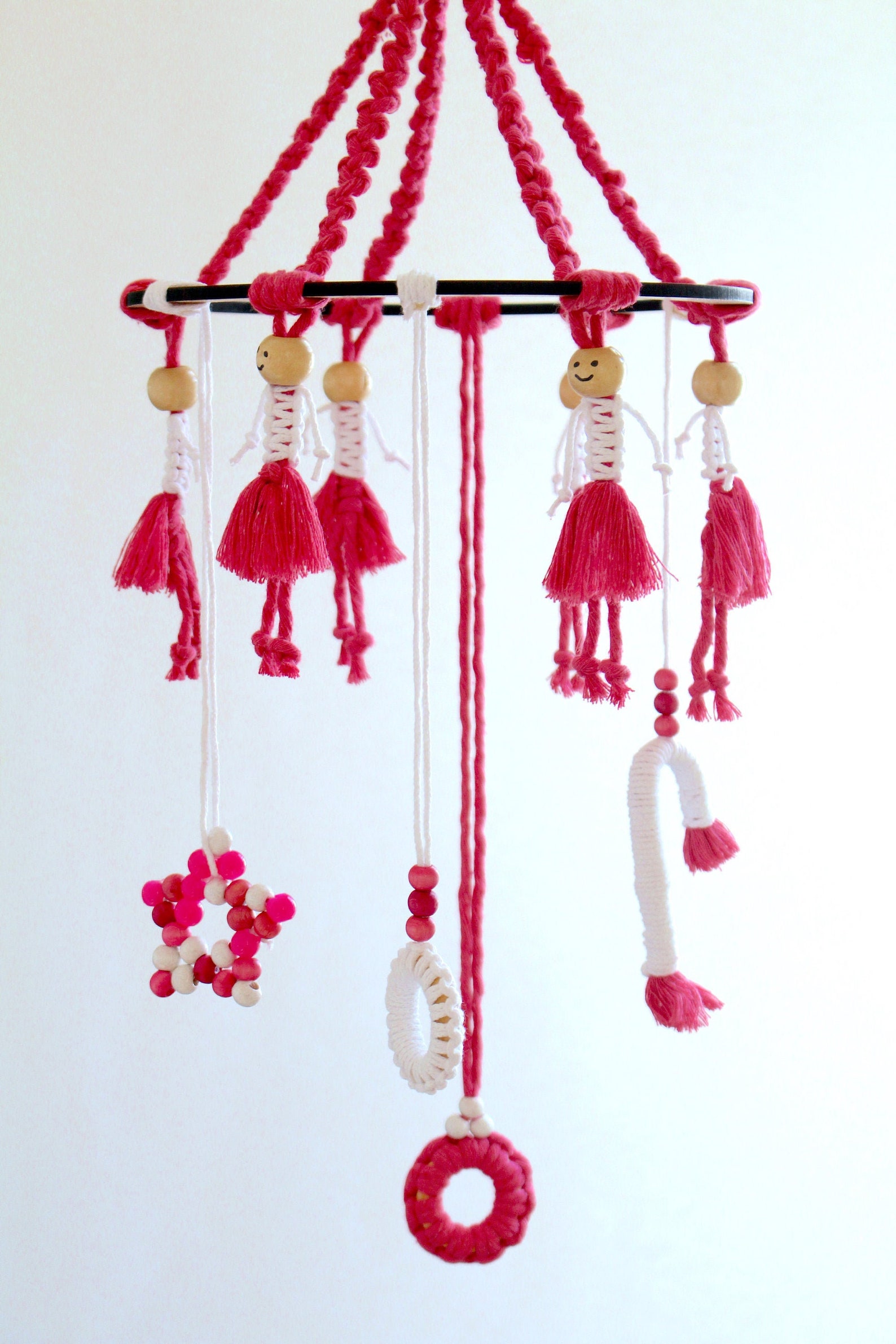 MACRAME BABY MOBILE Handmade Baby mobile Hanger in the Uk Etsy