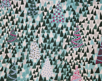 Quilting, patchwork, sewing Christmas trees fabric by Liberty, 100% cotton - sold by the Quarter Metre, SAMPLE available