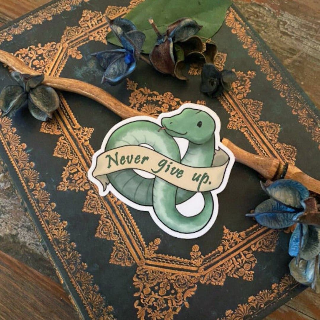 Sneaky Lil' Snake Vinyl Waterproof Die Cut Sticker | House Mascot ...